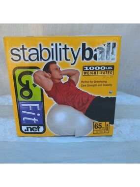 GoFit Core Strength Stability Ball 65cm Medium